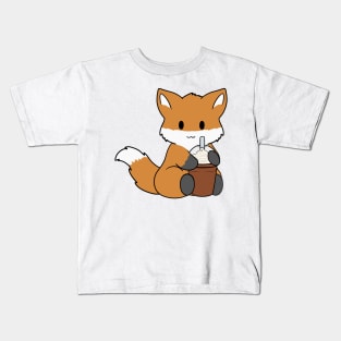 Fox Ice Coffee Kids T-Shirt